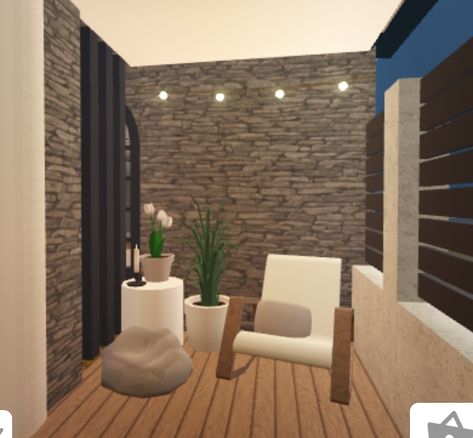 Bloxburg Seating Area, Roblox Aesthetic, Outdoor Seating Area, Bloxburg Ideas, Outdoor Seating, Seating Area, Quick Saves