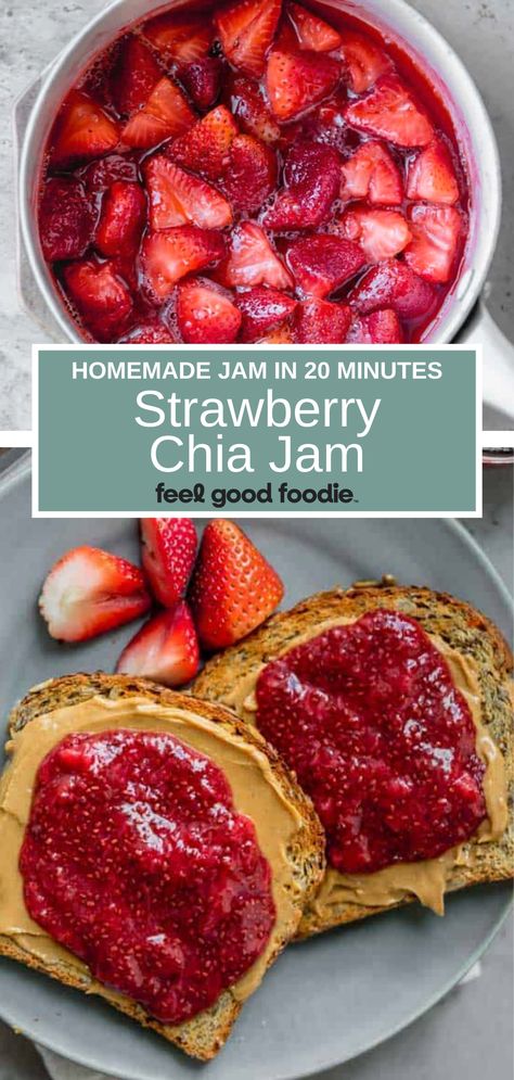 Chia Seed Jelly, Strawberry And Chia Jam, Chia Jelly, Chia Seed Strawberry Jam, Organic Strawberry Jam, Strawberry Jam With Chia Seeds, Strawberry Spread, Strawberry Jam Healthy, Healthy Jam