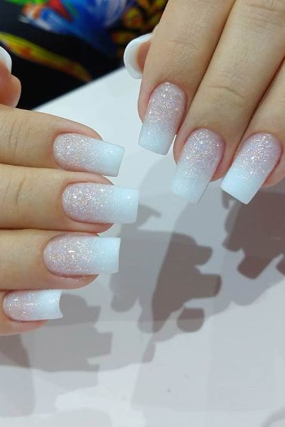 Baby Boomer Nail, Bride Indian, Wedding Nails Glitter, Nails For Bride, Purple Nail, Wedding Nails For Bride, Nails Wedding, Bride Nails, Elegant Baby