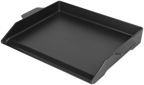 PRICES MAY VARY. Universal Griddle for Gas Grills: Crafted from durable non-stick cast iron, this flat top griddle, at 5.8mm thick, is sturdy, resistant to warping, and built to last through countless grilling sessions. ✅18.6" L×14" W×1.7" H Flat top attachment for grill, universal griddle for virtually any grill, grills like Weber, Camp Chef, Charbroil, Nexgrill, Kenmore, Jenn Air, Brinkmann, Dyna-Glo, Master Forge, Members Mark, Backyard, Charmglow and more! Effortless Cooking Control: The rai Flat Top Griddle, Flat Top Grill, Cast Iron Griddle, Camp Chef, Members Mark, Cast Iron Cooking, Outdoor Grill, Charcoal Grill, Gas Stove