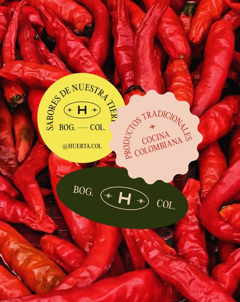 HUERTA's Packaging Is Both Refreshing And Familiar | Dieline - Design, Branding & Packaging Inspiration Hot Sauce Packaging, Philosophy Of Life, Spices Packaging, Bottle Label Design, Sunday Lunch, Dirty Martini, Branding Packaging, Chili Sauce, Packaging Design Inspiration