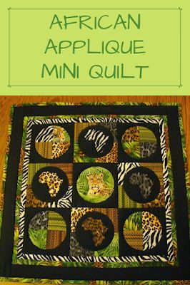 Safari Quilt, Monkey Quilt Block, Safari Quilt Pattern, African Queen Quilt Block Pattern, African Safari Quilt Patterns, Hands In The Air, Raw Edge Applique, Spring Quilts, Jungle Print