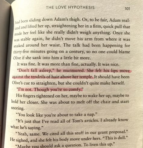 Love Hypothesis Aesthetic Quotes, Love Hypothesis Annotations, The Love Hypothesis Quotes, Love Hypothesis Quotes, Annotation Livre, The Love Hypothesis Book, Love Hypothesis Book, Olive And Adam, Love Hypothesis Aesthetic