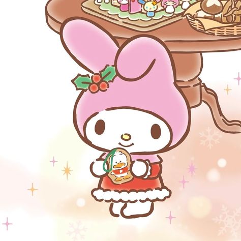 My Melody Christmas Pfp, Merry Christmas Pfp, Melody Widget, Matching Pfp Couple Christmas, Christmas Profile Pictures, Sanrio Christmas, Balcony Decor Ideas, Cat App, My Melody Wallpaper