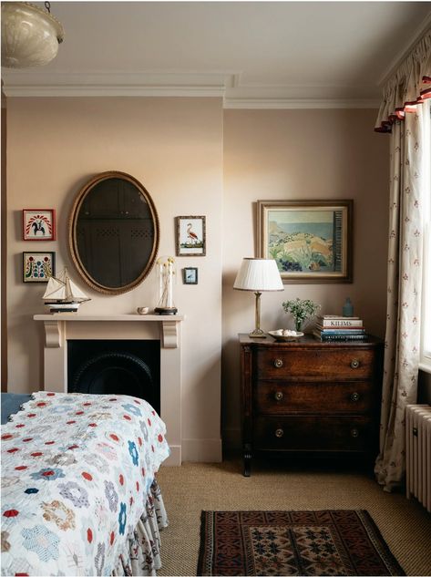 Work — Charlotte Boundy Historic Bedroom, Victorian Terrace Bedroom, Victoria Bedroom, Terrace House Interior, Victorian Terrace Interior, Terrace Interior, Victorian Dressers, Bedroom Upstairs, Farrow & Ball