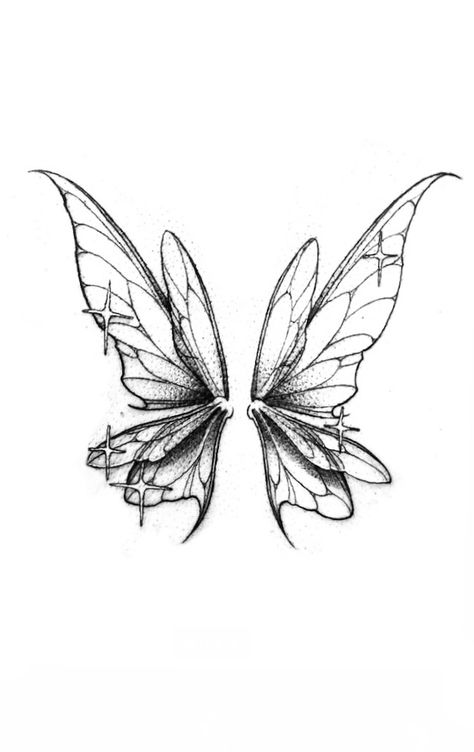 Dark Fairy Wings Tattoo, Sunchild Tattoo, Butterfly Wings Drawing, Fairy Wing Tattoos, Butterfly Wing Tattoo, Wing Tattoos On Back, Lace Tattoo Design, Wing Tattoo Designs, Cute Tiny Tattoos