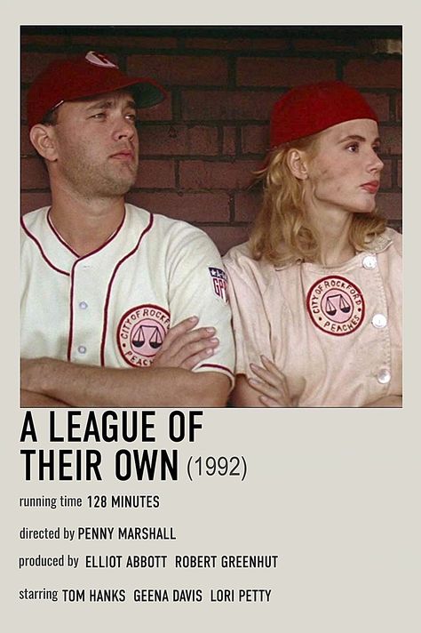 A League Of Their Own Movie Poster, Movies I Consider Perfect, A League Of Their Own Poster, A League Of Their Own, Tom Hanks Movies, Movie Covers, Film Posters Vintage, Movie Poster Wall, We Movie