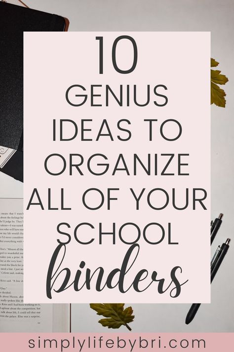 Binder organization is my NUMBER 1 way to get better grades and keep my classes organized.  These best college binder ideas and school binder tips are going to change your life! College student hacks. Studying in college. College Binder Organization, Binder Tips, College Organization Binder, Studying In College, College Binder, College Study Tips, Get Better Grades, School Binders, Time Management College