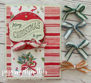 papermadeprettier Stampin Up Christmas Labels, Stampin Blends, Create Christmas Cards, Christmas Card Set, Christmas Labels, Merry Christmas To You, Cards Scrapbooking, Embossed Cards, Stampin Up Christmas