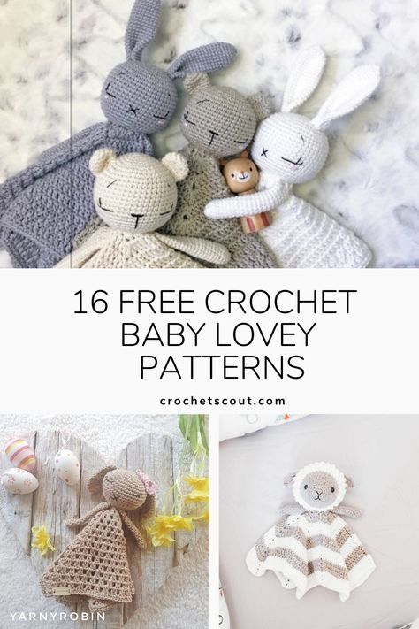 Crochet Plush Lovey, Crochet Teddy Bear Lovey, Free Lovey Pattern, Baby Lovies Crochet, Crochet Cat Lovey Free Pattern, Crochet Lovey Pattern Free, Amiguri Crochet Free Pattern Easy, Crochet Lovies Free Patterns, Crochet Baby Lovey Free Pattern