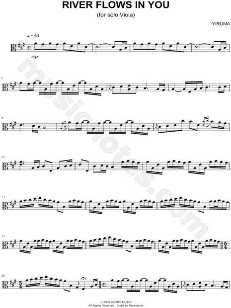 Sheet Music Violin, Viola Music, River Flows In You, Viola Sheet Music, Music Violin, Violin Songs, River Flow In You, Easy Piano Songs, Flute Sheet Music