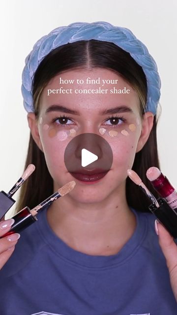 Deborah Ruiz on Instagram: "how to find your perfect concealer shade 👀 comment your thoughts & if this was helpful below 💗✨

#concealers #makeuphacks #makeuptutorial #makeupforbeginners #makeuphowto" How To Find Your Concealer Shade, How To Make Concealer At Home, How To Make Concealer, Perfect Concealer, Makeup Shades, Concealer Shades, How To Apply Concealer, Makeup For Beginners, Makeup Application