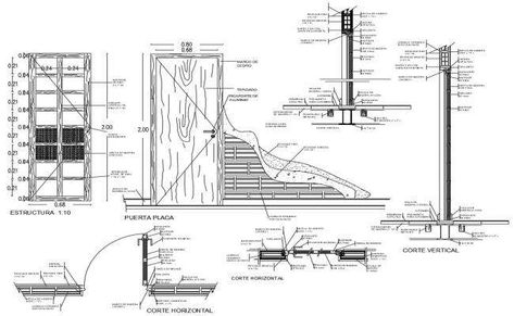 Flush Door CAD Drawing Flush Door Design, Flush Door, Door Plan, Section Drawing, Door Detail, Flush Doors, Elevation Design, Plan Drawing, Cad Blocks