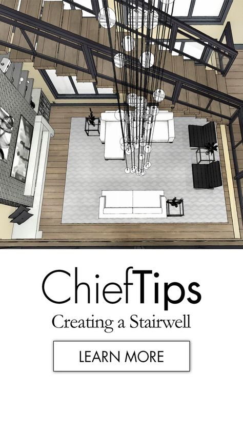 Stairs are a hot topic when it comes to Chief Architect. We’re here to help make your life a little easier. Follow the link below for a step by step guide on creating a stairwell. Are you looking for more some stairwell tips? Comment your questions below! #ChiefArchitect #HomeDesigner #Stairs #Stairdesign Chief Architect Tutorials, Interior Staircase, Chief Architect, Step Guide, Stairs Design, Room Type, School Design, Stairs, Design