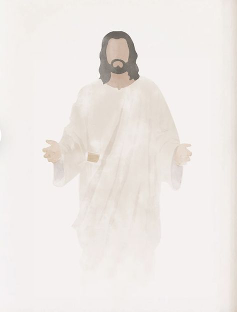 Lds Jesus Christ Pictures, Lds Pictures, Jesus Christ Lds, Christ Painting, White Jesus, Jesus Poster, Jesus Drawings, Jesus Christ Quotes, Jesus Artwork