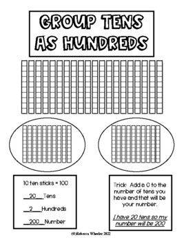 Go Math 2nd Grade, Lesson Plan Format, Three Digit Numbers, Base Ten Blocks, Go Math, Math 2, Tens And Ones, Matching Cards, Activity Centers