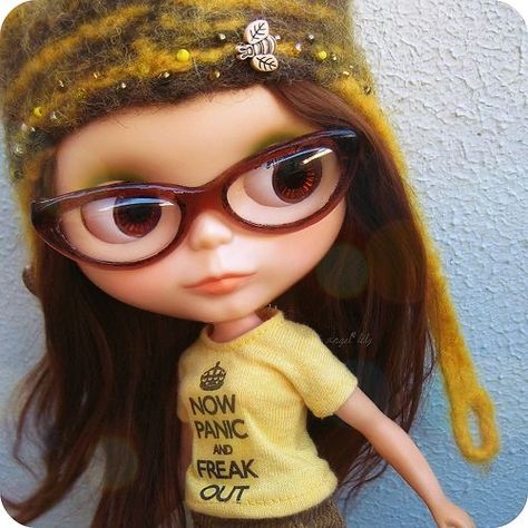 Customization Ideas, Blythe Doll, Blythe Dolls, Paper Flowers, Dolls, Flowers, Hair