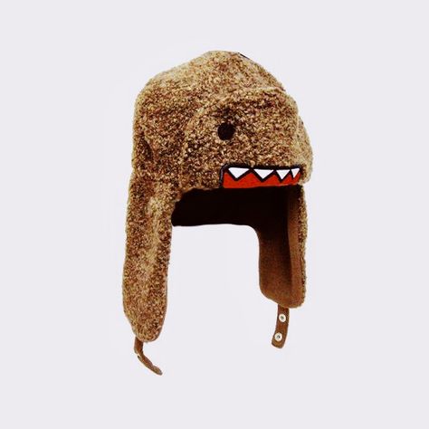 Domo Ushanka, Domo Kun Hat, Domo Costume, Domo Hat, Lily Core, Desired Wardrobe, Scene 2000s, Ushanka Hat, Domo Kun