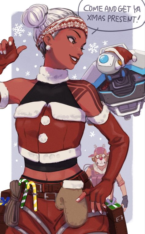 Lifeline X Octane, Apex Legends Christmas, Lifeline Apex Fanart, Lifeline Apex, Apex Legends Fanart, Apex Fanart, Apex Art, Apex Predator, Titanfall