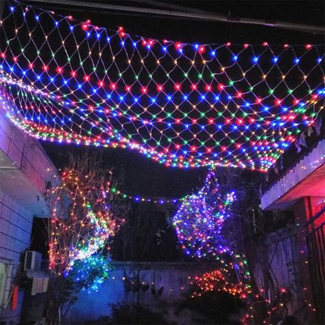 Lights For Party, Christmas Net Lights, Net Lights, Battery String Lights, Curtain Lights, Fairy String Lights, Pisco, Outdoor Parties, String Lights Outdoor