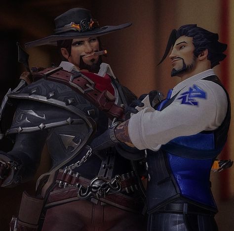 Cole Cassidy And Hanzo, Hanzo And Cassidy Matching Pfp, Mchanzo Matching Pfp, Cassidy Over Watch 2, Cassidy And Hanzo, Hanzo Pfp, Cole Cassidy, Genji And Hanzo, Hanzo Shimada