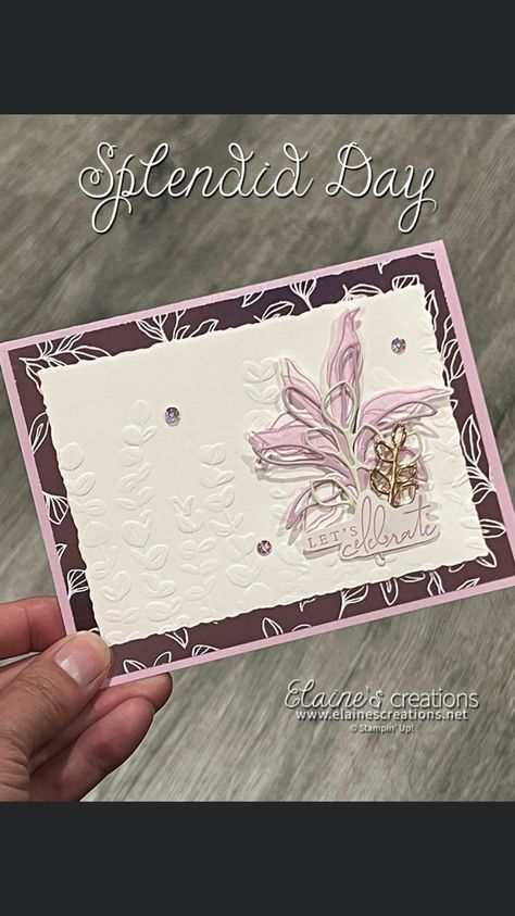 Splendid Day Suite, Flower Pot Card, Stamp Tutorial, Stamping Up Cards, Fun Fold Cards, Rock Crafts, Cards For Friends, Card Kit, Creative Cards