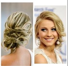 front and back view Wedding Party Hairstyles, Wedding Hairstyles For Medium Hair, Up Dos For Medium Hair, Trendy Wedding Hairstyles, Hair Styles 2017, Penteado Cabelo Curto, Wedding Hairstyles Updo, Short Hairstyle, Prom Hairstyles