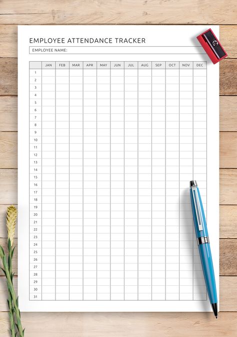 Use this template as your employee's timesheet. Track how many days a person has worked, also take into account the days off, sick leave, and vacations of employees so that in the future you will not have any difficulties with calculating payroll. Download and print the Employee Attendance Tracking Template and add it to your planner. Employee Payroll Template, Employee Attendance Sheet Template, Employee Attendance Tracker, Work Notebook Organization, Employee Day, Daycare Schedule, Work Notebook, Teacher Checklist, Tracking Template