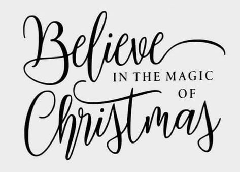 Xmas Letter, File Ideas, Christmas Card Sayings, Cricut Christmas Ideas, Believe Christmas, Believe In The Magic, Christmas Decals, Christmas Sentiments, Christmas Vinyl