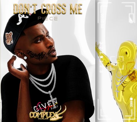 DON'T CROSS ME PIECE Sims 4 Men Clothing, Sims 4 Male Clothes, Sims 4 Tattoos, Sims 4 Piercings, Sims 4 Tsr, Sims 4 Traits, Sims 4 Black Hair, Sims 4 Family, The Sims 4 Skin