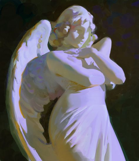 Body Lighting Reference, Yuming Li, Siluete Umane, Angel Painting, Arte Sketchbook, Arte Inspo, Wow Art, Ethereal Art, Art Studies