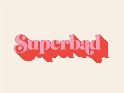 Superbad Type Study type ball terminal retro superbad seventies fat swashes swashes typography 70s Type, Logo Tipografi, Poster Tipografi, Letras Cool, Typographie Logo, Logos Photography, Inspiration Typographie, Typographie Inspiration, Logos Retro