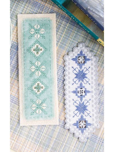 Hardanger Bookmark, Hardanger Patterns, Bookmark Pattern, Just Cross Stitch, Drawn Thread, Hardanger Embroidery, Pola Kristik, Cross Stitch Bookmarks, Learn Embroidery