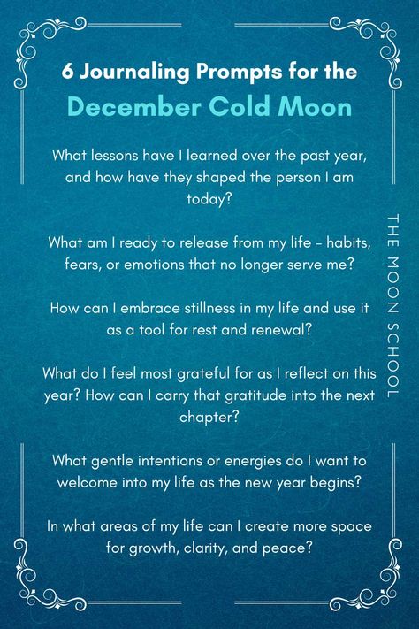 A Purifying Ritual for the Cold Moon: 15th December 2024 December Full Cold Moon, Cold Moon 2024, December Full Moon Ritual, Full Moon December 2024, January Rituals, Cold Moon Ritual, December Cold Moon, Beaver Full Moon, Alter Tools