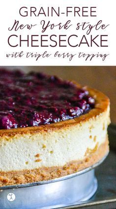 Grain Free Desserts, New York Style Cheesecake, No Carb Recipes, Food Stamps, Cake Easy, Grain Free Recipes, Paleo Desserts, Low Carb Foods, Low Carb Recipes Dessert