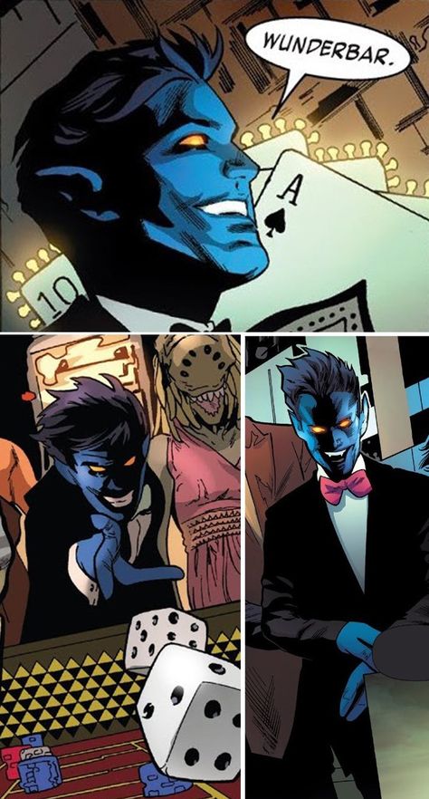 Nightcrawler Art, Nightcrawler Marvel, Nightcrawler Comic, Nightcrawler Xmen, X Men Funny, Xmen Comics, X Men Evolution, Marvel Xmen, Cool Monsters