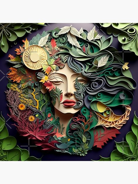 "Paper Quilling | Paper Quilling Art " Sticker for Sale by johnreny14 Quilled Mosaic, Quilling Portrait, Quilling Diy, Quiling Paper Art, Quilled Paper Art, Paper Quilling Designs, Quilling Paper, Quilling Designs, Quilling Art