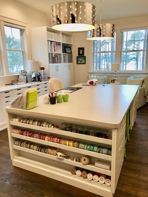 Organizing a craft room — Positively Jane Sewing Room Inspiration, Craft Shed, Craft Sewing Room, Sewing Craft Room, Sewing Room Design, Dream Craft Room, Craft Room Design, Sewing Room Organization, Sewing Room Ideas