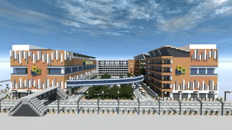 Modern Mall – Minecraft Building Inc Minecraft Skyscraper, Villa Minecraft, Minecraft School, Minecraft Modern City, Construction Minecraft, Modern Minecraft Houses, Minecraft City Buildings, Minecraft Houses Blueprints, Minecraft Modern