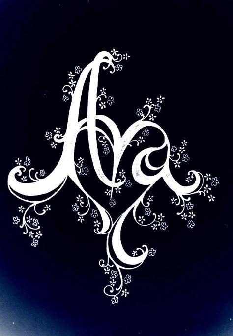 Tattoo I drew of my daughter's name Ava that I never got done Ava Name Art, Ava Name Tattoo, Ava Tattoo, Name Ava, Ava Name, Taurus Tattoo, Tattoo Thoughts, Name Drawings, Daughter Tattoo