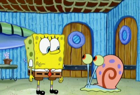 Spongebob and Gary Spongebob And Gary, Sponge Bob, Spongebob Squarepants, Family Guy, Fall Winter, Fictional Characters, Art