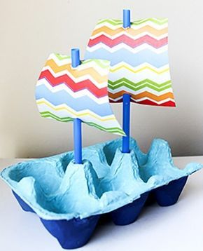 Egg Carton Crafts For Kids, Ocean Theme Crafts, Recycled Crafts Kids, Aktiviti Kanak-kanak, Egg Cartons, Egg Carton Crafts, Spring Crafts For Kids, Kraf Diy, Egg Crafts