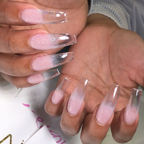 Glass Ombre Nails, Classy Nail, Classy Nail Designs, Classy Nails, Nail Designs Summer, Gorgeous Nails, Ombre Nails, Nail Manicure, Nail Tech