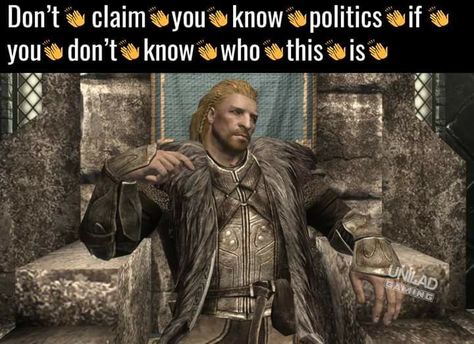 Ulfric Stormcloak Ulfric Stormcloak, Elder Scrolls Memes, Skyrim Game, Games Car, Scrolls Game, Elder Scrolls Games, Elder Scrolls Art, Elder Scrolls Skyrim, Bethesda Games