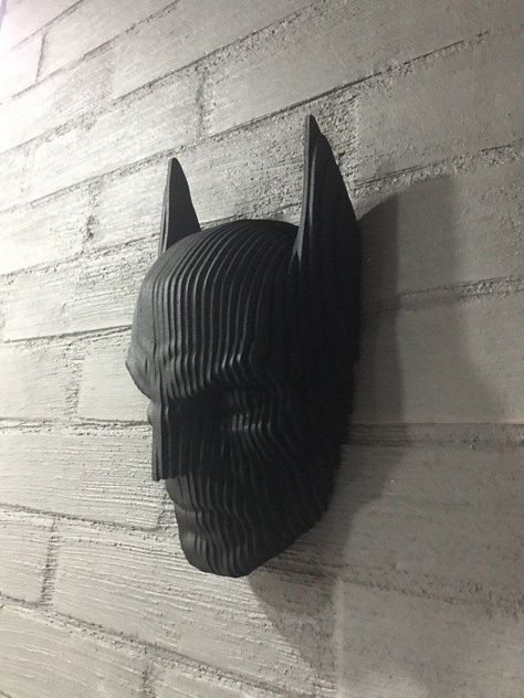 The vector file Laser Cut Batman Layered 3D Head Wall Decor DXF File is AutoCAD DXF ( .dxf ) CAD file type, size is 6.3 MB, under batman vectors. Cnc Machine Projects, Head Wall Decor, Cnc Plans, Routeur Cnc, Cut Animals, Pattern Template, 3d Wall Decor, Plan Drawing, 3d Laser