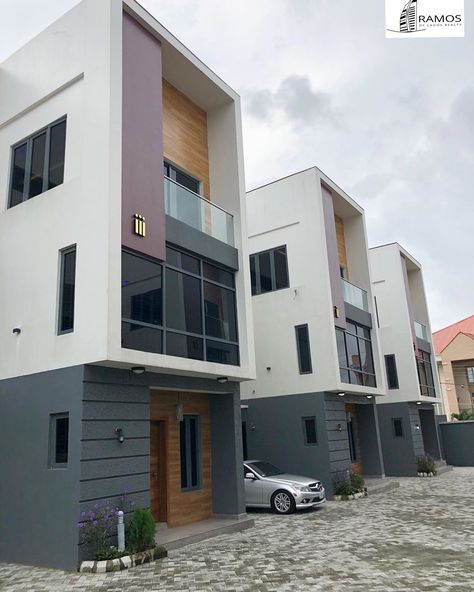 3d Elevation Design, Row House Design, Unique Bathroom Design, Duplex For Sale, 3d Elevation, Residential Building Design, Duplex Design, Dream Life House, Townhouse Designs