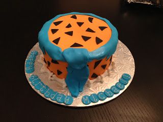 Cakes by Jess: Fred Flintstone Cake! Flinstones Cake, Flintstone Cake, Bam Bam Birthday Party, Yabba Dabba Two, Flint Stones, Insane Cakes, Flintstones Party, Flintstones Pebbles, Boyfriend's Birthday