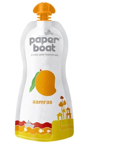 Paper Boat Juice, Paper Boat Drinks, Make Sweets, Drink Mango, Mango Drink, Spout Pouch, Hoarding Design, Mango Drinks, Juice Packaging