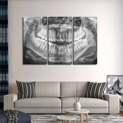 Clinic Wallpaper, Dental X Ray, Dental Wall Art, Dental Design Interior, Dental Wallpaper, Xray Art, Dental Office Design Interiors, Video Backdrops, Spa Room Decor