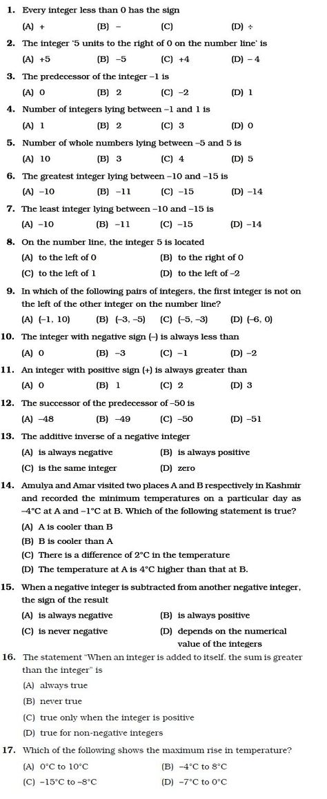 The post Integers Worksheets With Answers For Grade 6 appeared first on excelguider.com that provides excelguider.com - Excel Spreadsheet Templates. A Integers Worksheets With Answers For Grade 6 is a series of short questionnaires on a certain topic. A worksheet can be prepared for any subject. Topic is actually a complete lesson in one as well as a small sub-topic. Worksheet should be considered for... Note: To get complete information about this Integers Worksheets With Answers For Grade 6, p Class 6 Maths, Integers Worksheet, Excel Spreadsheets Templates, Conceptual Understanding, A Worksheet, Paragraph Writing, Learning Strategies, Spreadsheet Template, Grade 6